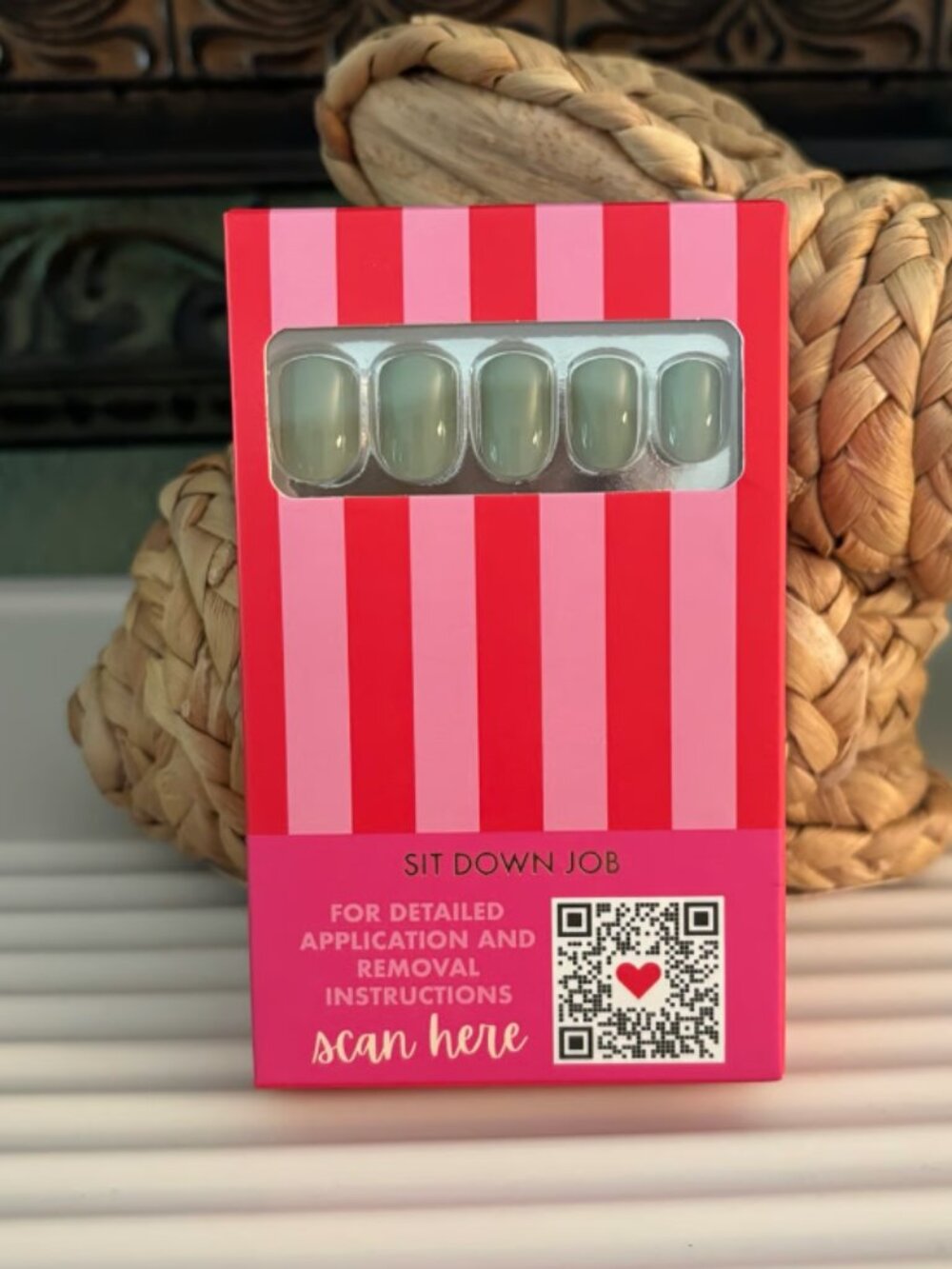 Hello Love “Sit Down Job” Press On Nails